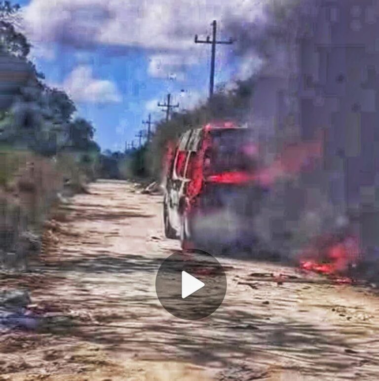 AMENAZA LATENTE EN CANCÚN: INCENDIAN MÁS COMBIS