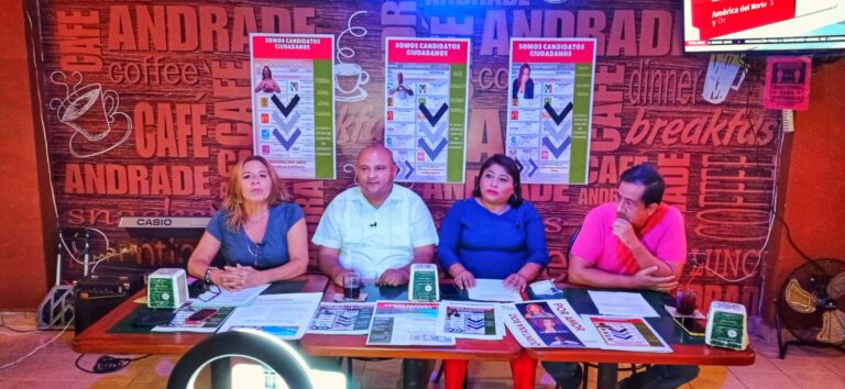 Se presentan en Playa del Carmen 4 candidatos sin registro oficial, a una semana de la jornada electoral del próximo 6 de junio 2021, quienes afirman que se encuentran avalados por los artículos 8, 35 y 36 de la Constitución Política de los Estados Unidos Mexicanos, habiendo notificado de manera formal al Instituto Electoral de Quintana Roo la intención de participar en el proceso electoral.