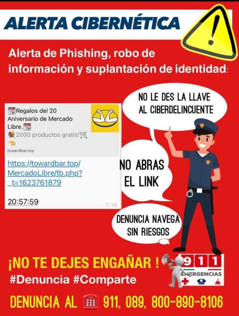 ALERTA POLICÍA CIBERNÉTICA POR FRAUDES POR WHATSAPP