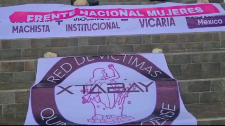 PROTESTAN POR APLICACIÓN DE LEY VICARIA EN QUINTANA ROO