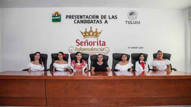 ASPIRAN JÓVENES GANAR TÍTULO DE SEÑORITA INDEPENDENCIA, PATRIA Y LIBERTAD 2022 EN TULUM