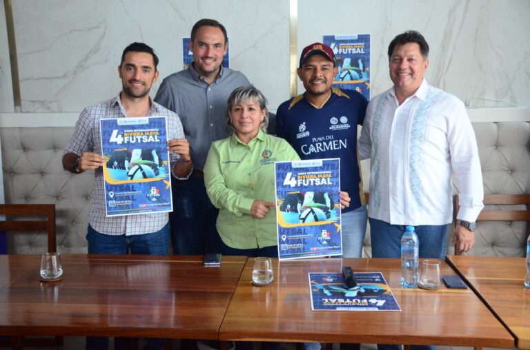 ANUNCIAN 4ª COPA INTERNACIONAL DE FUTSAL RIVIERA MAYA