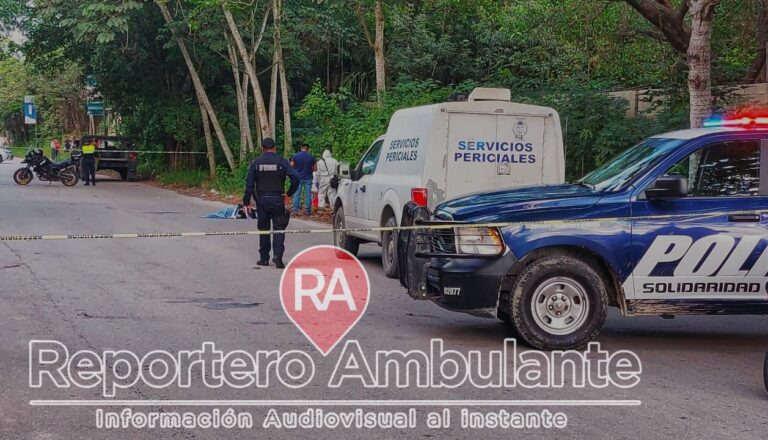 ENCUENTRAN CUERPO EN ACCESO A BALI