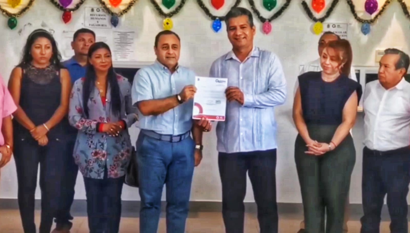 Lo anterior fue señalado al término del nombramiento de Roberto Méndez Portales como nuevo encargado de las oficinas de Enlace de la Secretaría de Educación en Quintana Roo en el municipio de Solidaridad