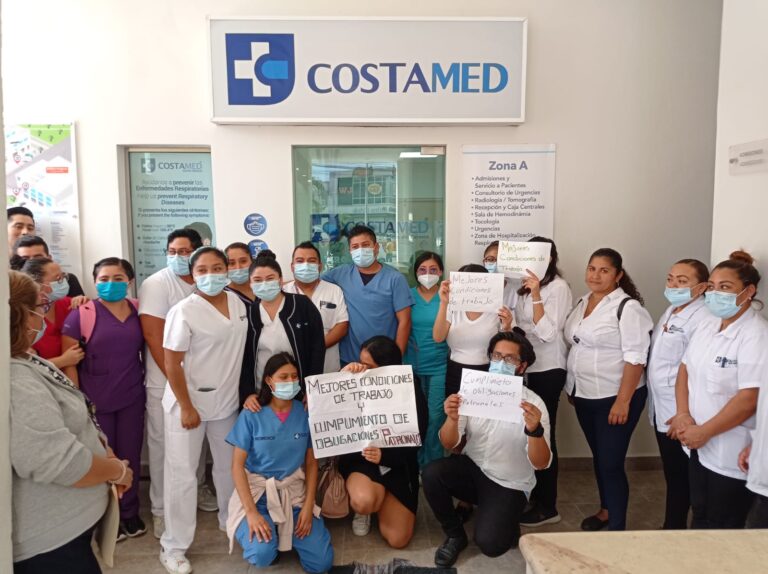 PARAN LABORES EN HOSPITAL PRIVADO COSTAMED EN PLAYA DEL CARMEN