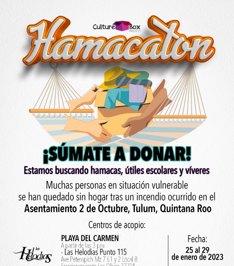 CONVOCAN A DONAR A VÍCTIMAS DE INCENDIO CON “HAMACATÓN”