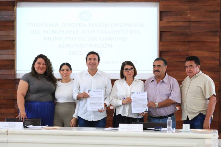 Aprueban cambios para eficientizar administración pública en Solidaridad