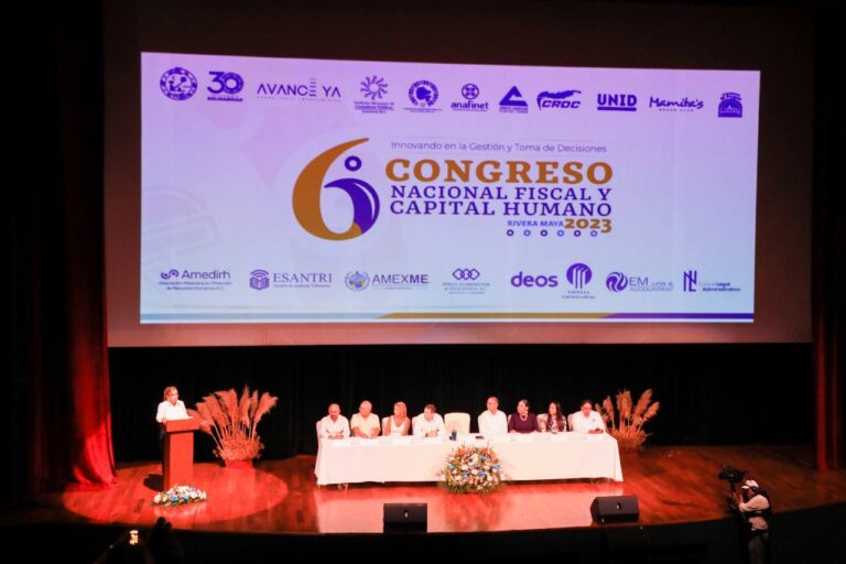 INAUGURAN 6º CONGRESO NACIONAL FISCAL Y CAPITAL HUMANO EN PLAYA DEL CARMEN
