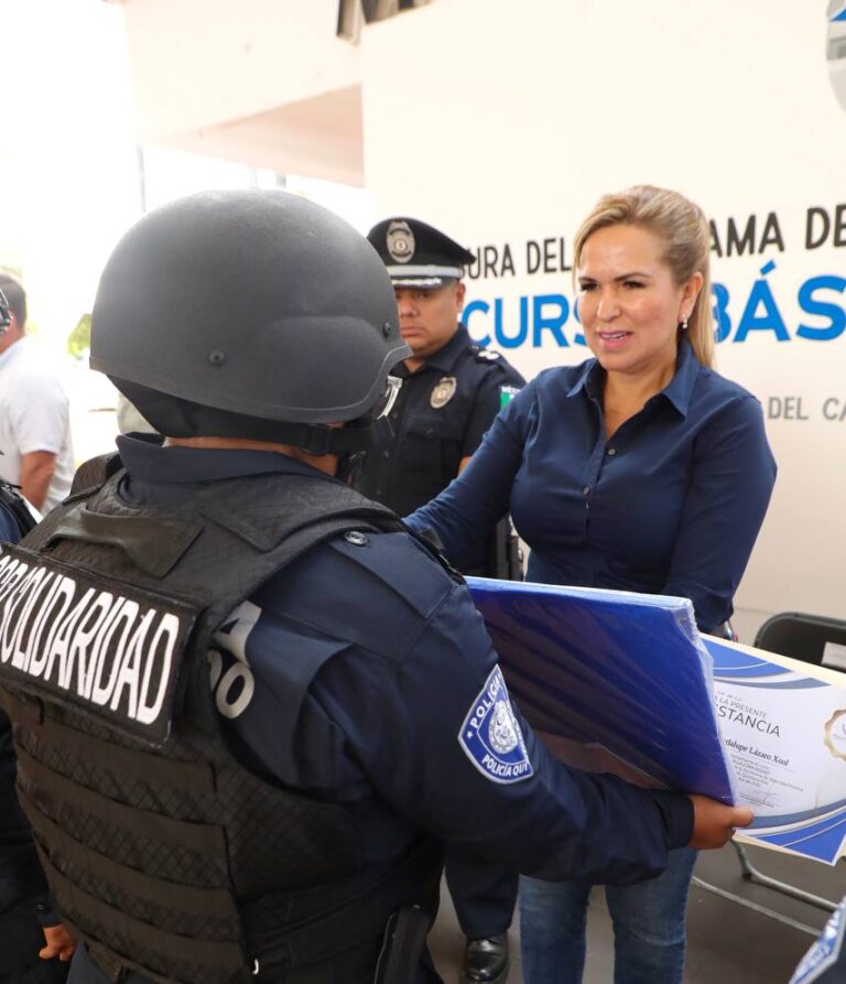 Refuerzan a Seguridad Pública con nuevos elementos policiacos para municipio de Solidaridad