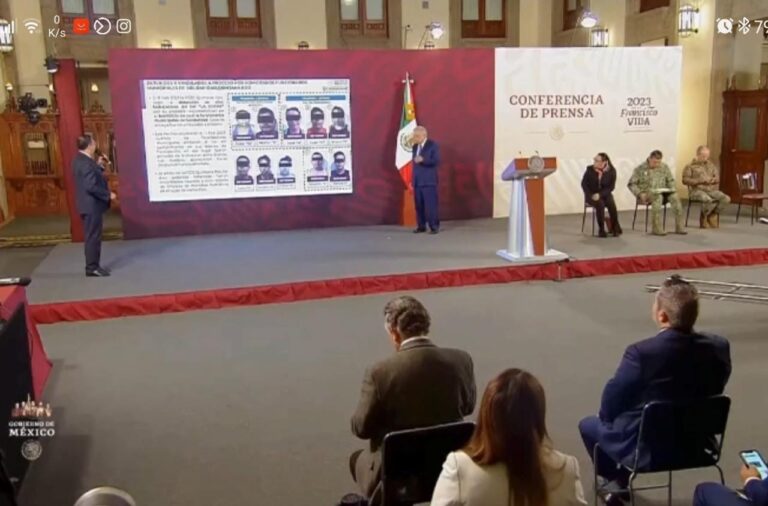 LLEGAN A MAÑANERA DETENCIONES POR MULTIHOMICIDIO DE FISCALES