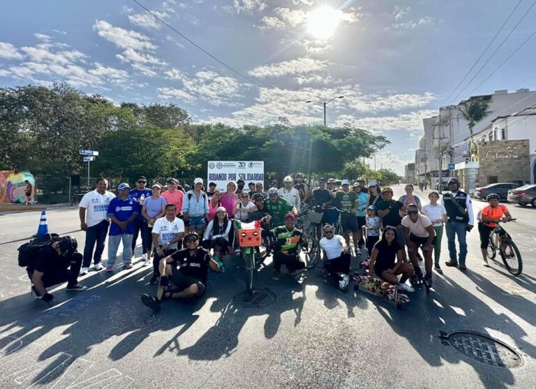 Fomentan uso de bici con “Rodando por Solidaridad”