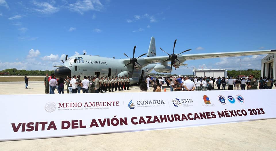 -El gobierno de Quintana Roo destaca la importancia de esta aeronave y su tripulación en las tareas de prevención en temporada de huracanes, principalmente para la zona del Caribe