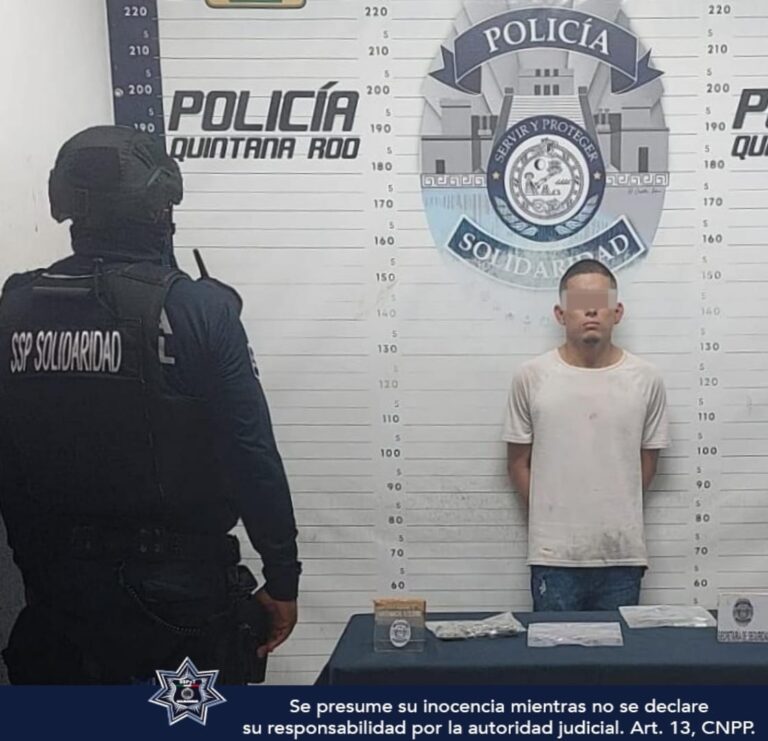 TRAÍA VARIAS DOSIS Y LO DETIENEN EN LA COLOSIO