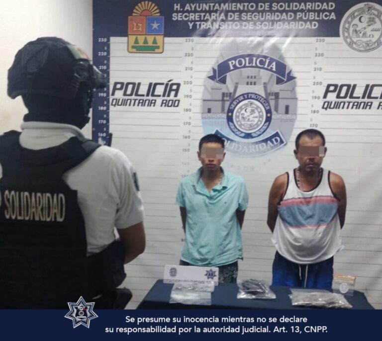 Aseguran dosis de coca y mariguana en centro y Villas del Sol: Hay detenidos