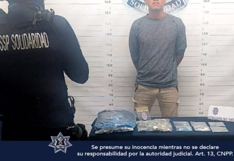 COCA, CANABIS Y CRISTAL SON ASEGURADOS
