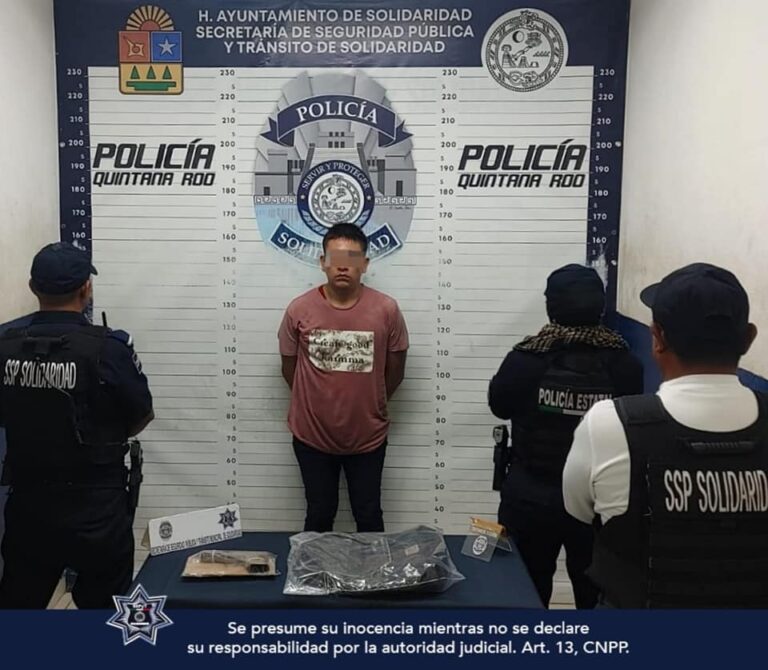 DETIENEN A GATILLERO TRAS DISPAROS EN LA QUINTA