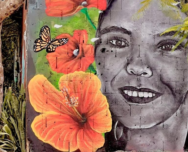 El mural del colectivo Pinta o Muere está ubicado en 5ta avenida y avenida CTM de Playa del Carmen
