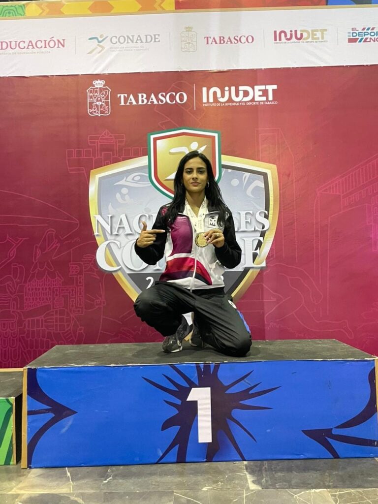 *Ejemplo de constancia, tenacidad y entrega, al conquistar la medalla de oro en los Nacionales CONADE 2023.