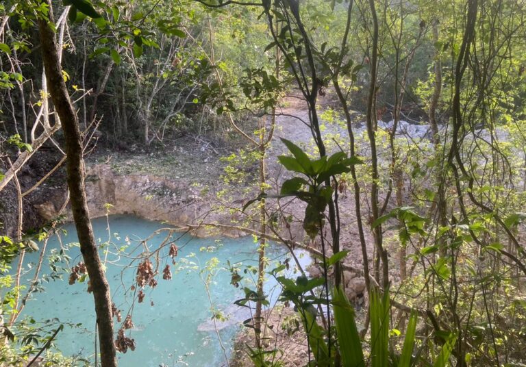 IMPACTAN CON DINAMITA CENOTE Y LAGUNA EN MACARIO GÓMEZ