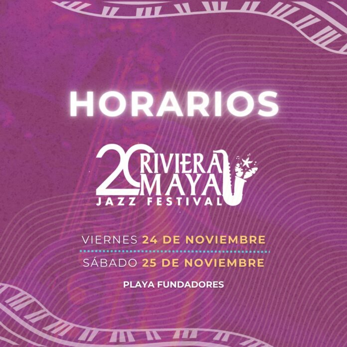 la vigésima edición del Festival de Jazz de la Riviera Maya se realizará después de un año de haber sido pospuesta durante el pasado 2022 a causa de la pandemia de Covid 19 y problemas financieros