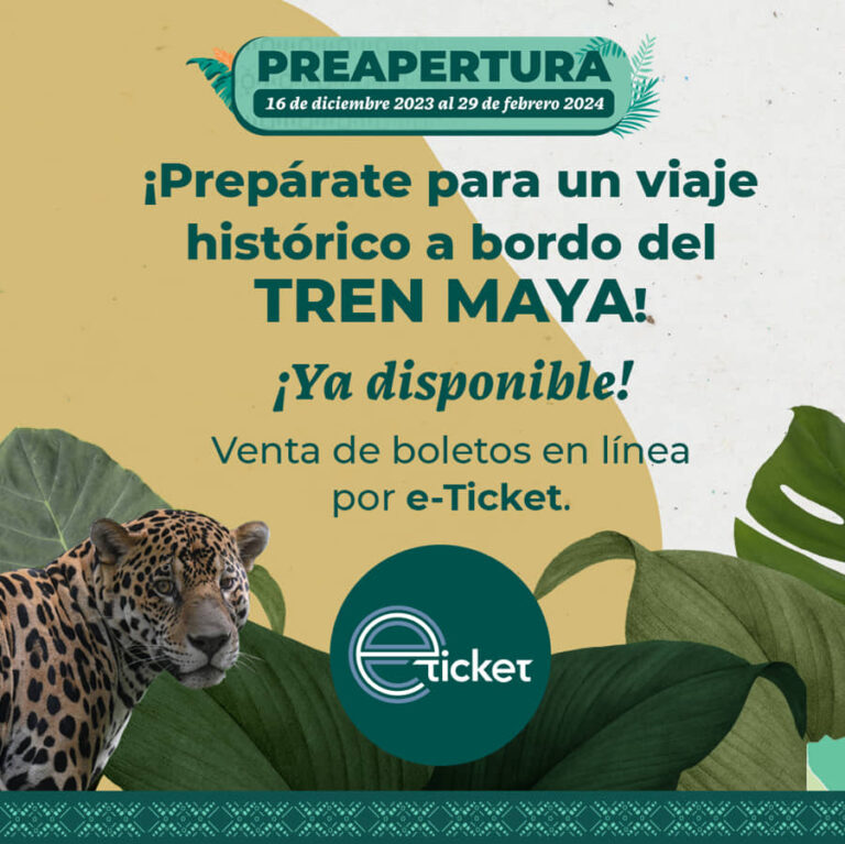 LANZA TREN MAYA SITIO WEB PARA COMPRAR BOLETOS