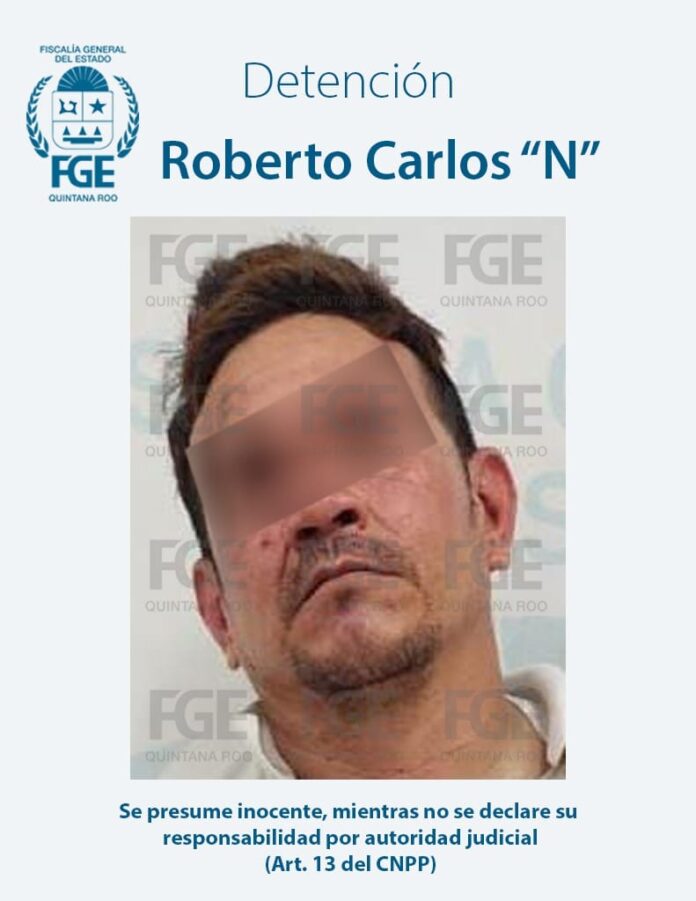 • La Fiscalía General del Estado informa que Roberto Carlos “N”, alias “El Tiburón” y/o “El Mosco” y/o “El Fresa”, es señalado como el jefe de sicarios de un grupo criminal y por su presunta participación en delitos de homicidio, desaparición cometida por particulares, narcomenudeo y extorsión