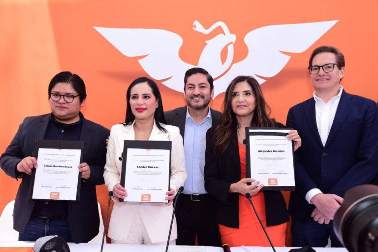 SANDRA CUEVAS Y ALEJANDRA BARRALES SON OFICIALMENTE CANDIDATAS DE MC AL SENADO