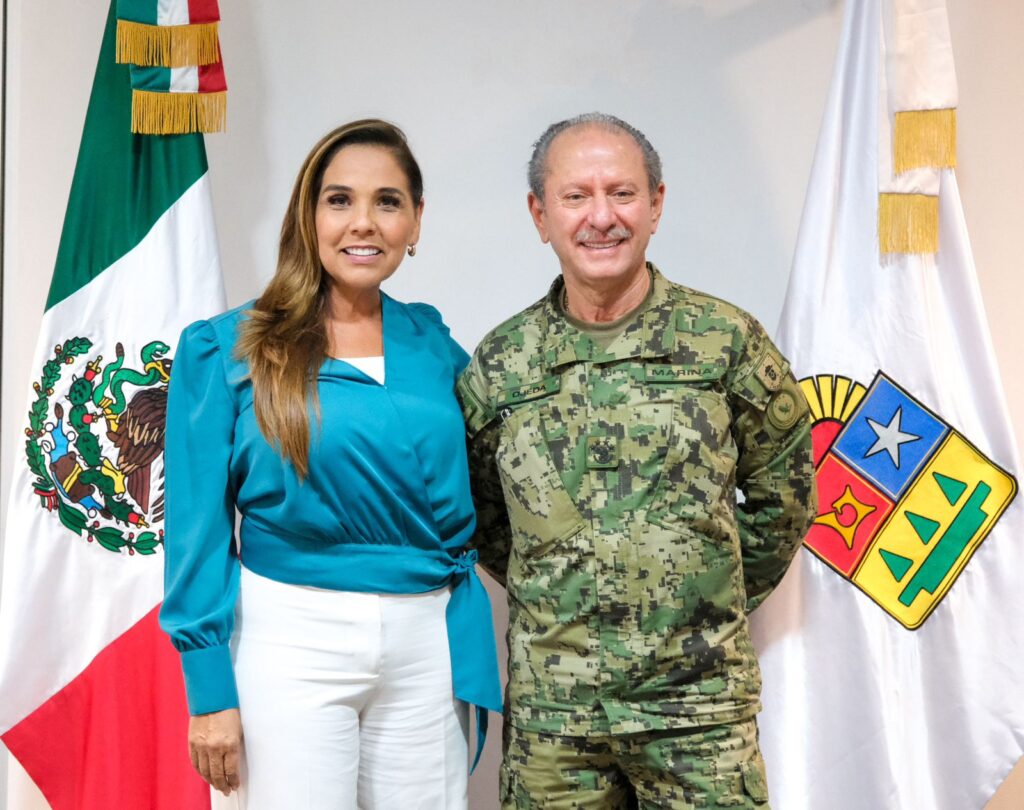 DAN BANDERAZO GOBIERNO DE QUINTANA ROO Y SEMAR A TEMPORADA SARGAZO 2024