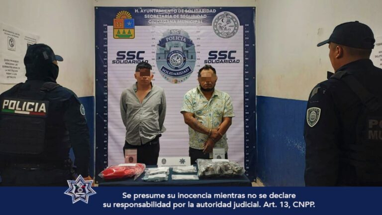 DETECTA CANINO DROGAS EN VEHÍCULO ENTRE PLAYA Y PUERTO AVENTURAS