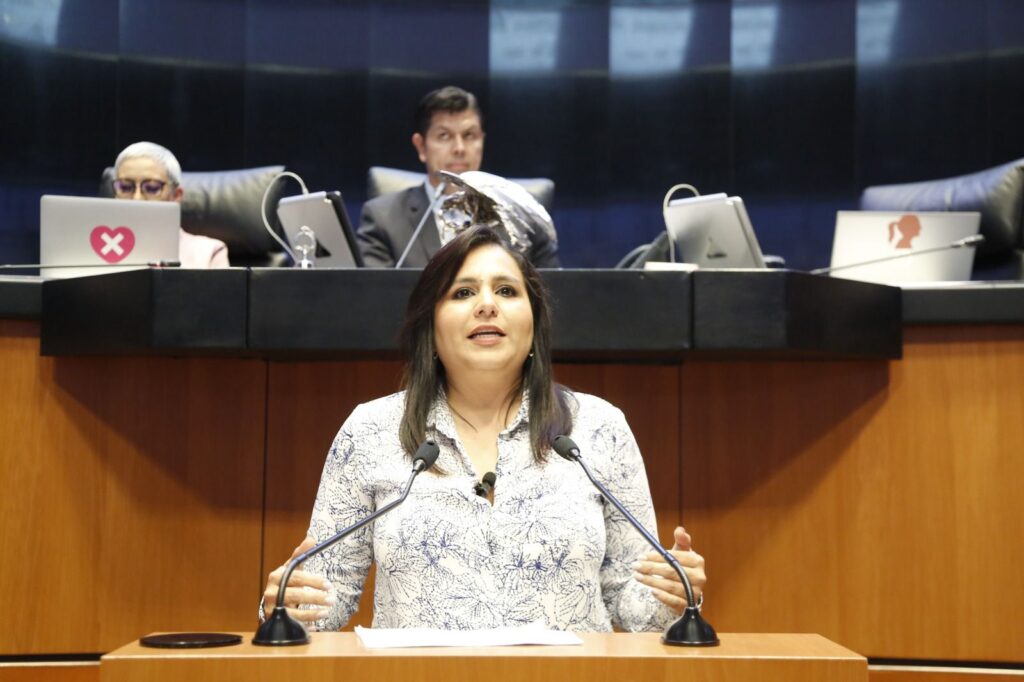 DENUNCIA MAYULI MARTÍNEZ USO ELECTORERO DE PROGRAMAS SOCIALES ANTE EL SENADO