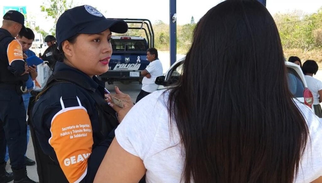 FUERON RECUPERADAS DOS MENORES DE EDAD EN EL FILTRO POLICIAL DE SOLIDARIDAD, AMBAS ESTABAN SIENDO BUSCADAS EN CANCÚN