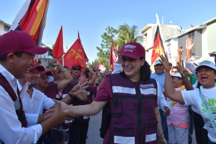 • Estefanía Mercado reitera que, en equipo con los gobiernos del Estado y Federal, Solidaridad tendrá el mayor presupuesto de la historia que se aplicará en obras de infraestructura social.