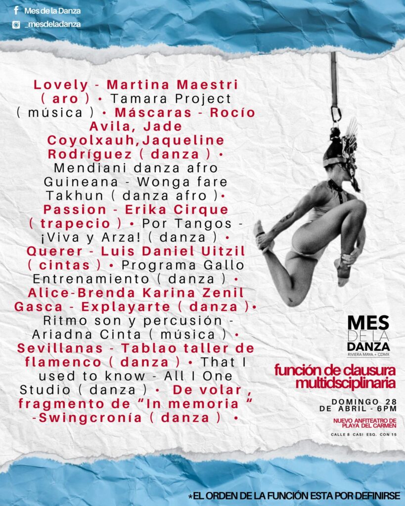 MÁS DE 150 ARTISTAS EN CLAUSURA DEL MES DE LA DANZA