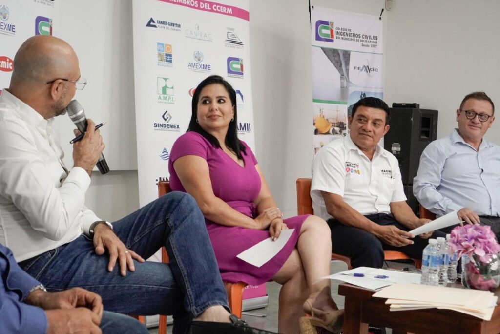 PRESENTA MAYULI MARTÍNEZ PROPUESTAS ANTE EMPRESARIOS DE LA RIVIERA MAYA