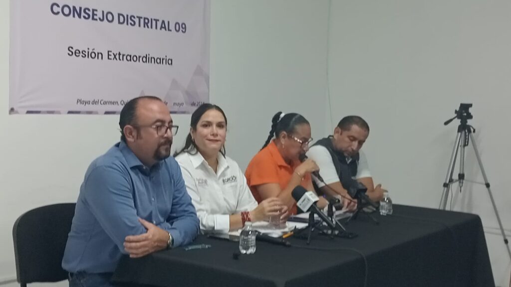 ASEGURA IEQROO QUE ESTÁ LISTO PARA LA JORNADA ELECTORAL EN EL DISTRITO 09