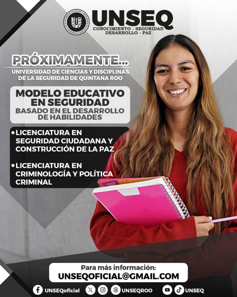 INVITAN A INSCRIBIRSE EN NUEVAS LICENCIATURAS EN SEGURIDAD Y CRIMINOLOGÍA