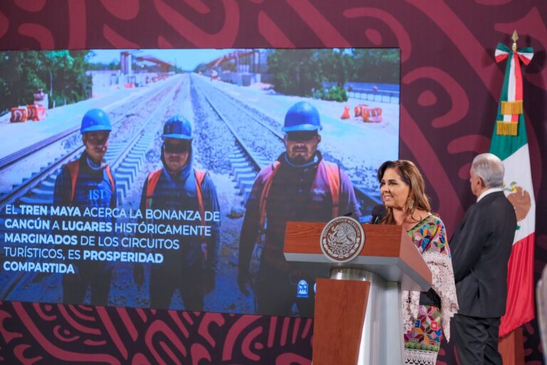 EL TREN MAYA ES LA VÍA HACIA LA JUSTICIA SOCIAL Y LA PROSPERIDAD COMPARTIDA PARA NUESTRAS COMUNIDADES EXCLUIDAS DEL ÉXITO TURÍSTICO: MARA LEZAMA