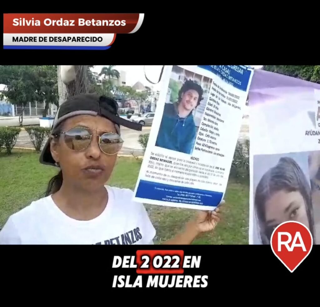 Protestan en Playa del Carmen familiares de desaparecidos