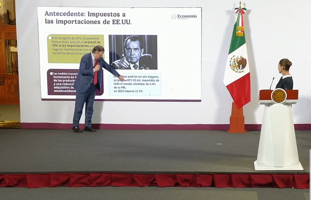 MÉXICO EXPONE EL IMPACTO NEGATIVO DE LOS ARANCELES DEL 25% EN LA ECONOMÍA DE EE. UU