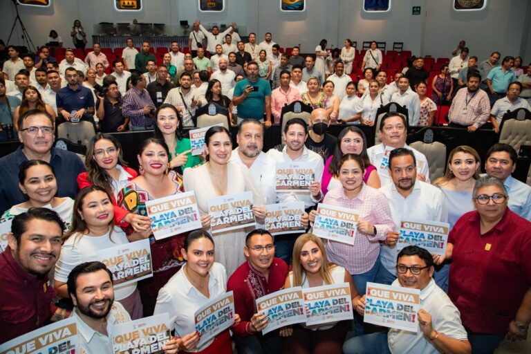 En un día histórico, por unanimidad, en el Congreso del Estado retumba: ¡Playa del Carmen!