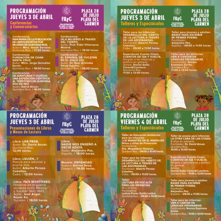 • El gobierno que encabeza la presidenta municipal Estefanía Mercado organizará más de 80 eventos, entre presentaciones de libros, mesas de lectura, conferencias y conversatorios; Colombia y Cuba, con importante participación