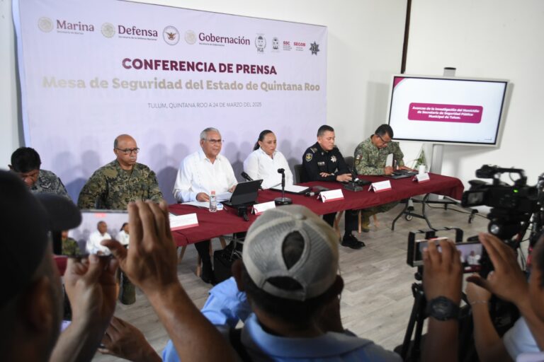 • En la conferencia del Gabinete de Seguridad, el titular de la Fiscalía general del Estado informó que trabajan en dos líneas de investigación en torno al hecho que le arrebató la vida al servidor público