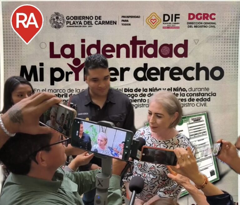 Detectan alarmante número de niñas y niños sin acta de nacimiento en Playa del Carmen