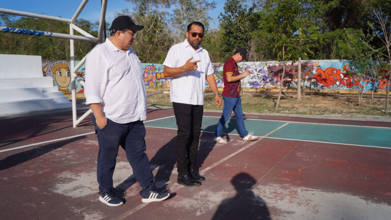 Continúa el rescate y dignificación de los espacios deportivos en Playa del Carmen