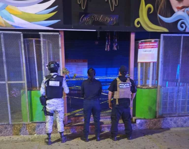 Rescatan FGE Quintana Roo y Guardia Nacional a víctimas de trata de personas durante un cateo en bar en Benito Juárez