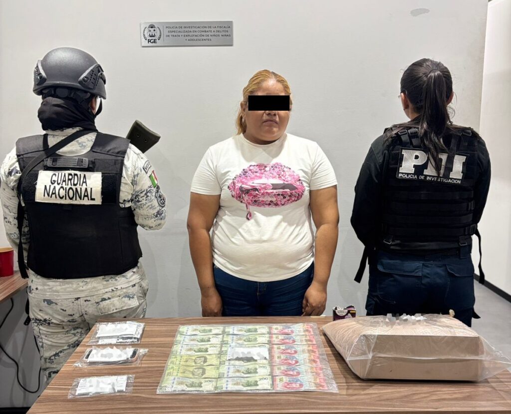 • La Fiscalía General del Estado informa que la detenida es identificada como Beatriz “N”; las rescatadas son seis de nacionalidad mexicana y dos cubanas