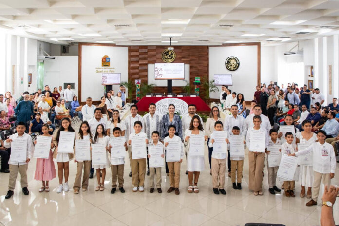 Con Estefanía Mercado, la niñez tiene voz y voto: instalan el Cabildo Infantil 2025 en Playa del Carmen