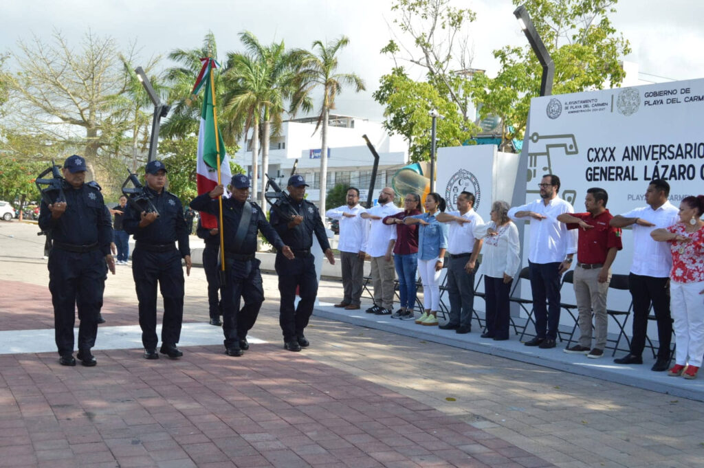 Gobierno de Playa del Carmen conmemora el 130 aniversario del natalicio del General Lázaro Cárdenas del Río