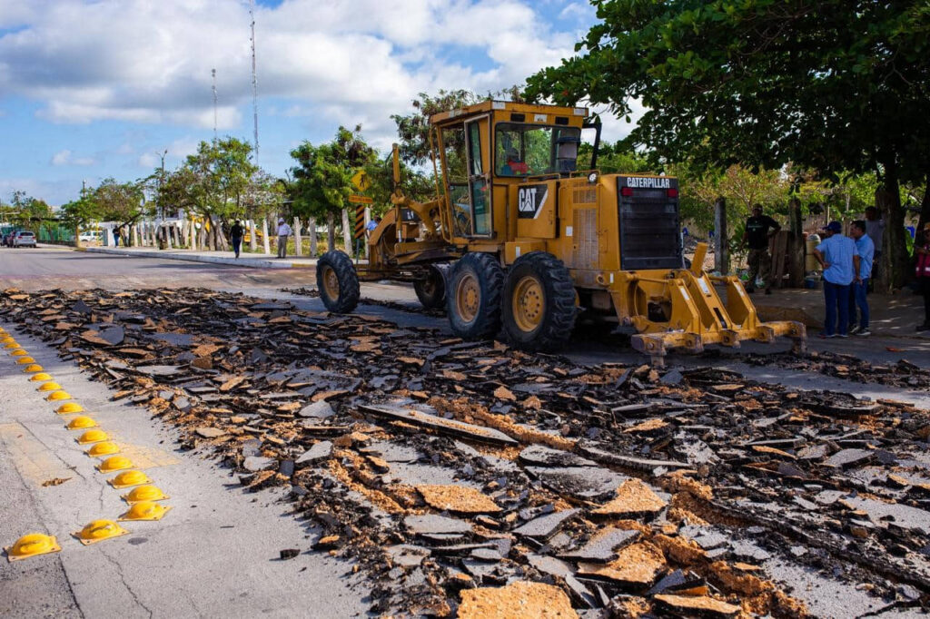 Estefanía Mercado da arranque a histórica repavimentación de la Avenida Mayapán; más de 18 MDP en inversión para beneficiar a más de 30 mil habitantes
