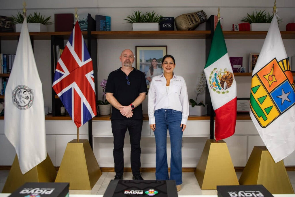 Gobierno de Estefanía Mercado fortalece alianza estratégica con el Reino Unido para impulsar turismo seguro, sostenible e innovador en Playa del Carmen